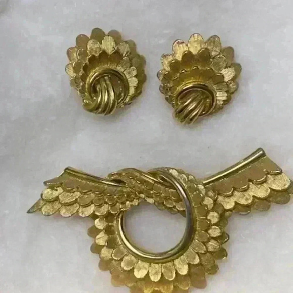 Marcel Boucher Vintage brooch and earrings set - Picture 8 of 8